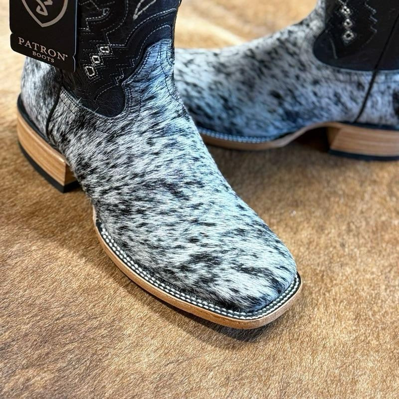 081 Pelo Moro handcrafted western square toe cowhide