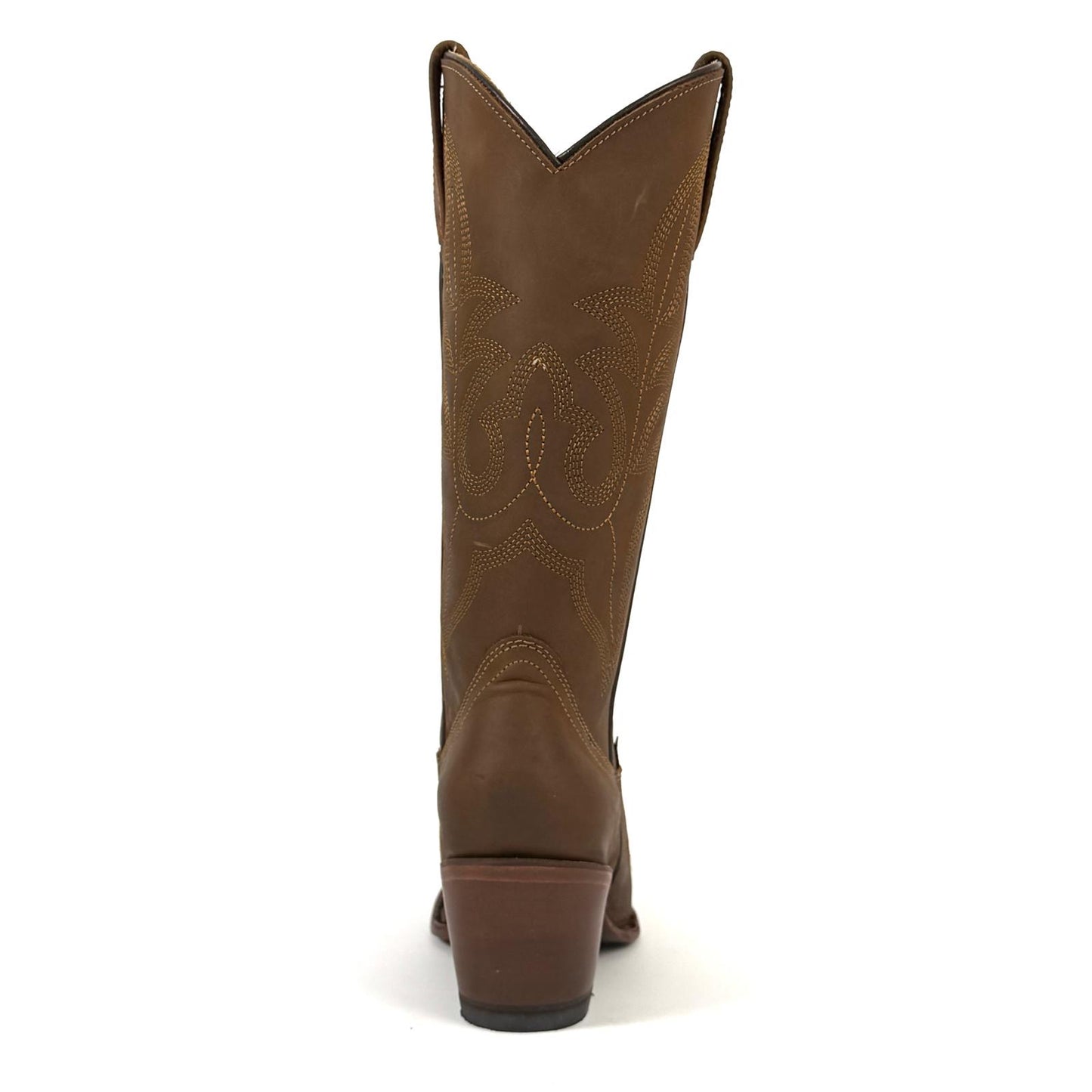 851 CRAZY TAN Womens Western Cowgirl Snip Toe Boot Full Grain Leather Handmade In Mexico
